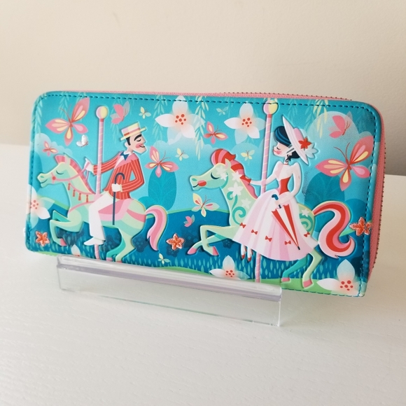 Loungefly Disney Mary Poppins Jolly Holiday Zip Around Wallet - Picture 4 of 13